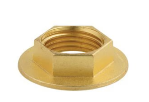 1/2" - 14 TPI Flanged Locknut Cast laiton pour lavabo robinet.