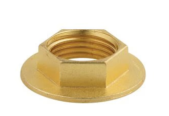 1/2" - 14 TPI Flanged Locknut Cast laiton pour lavabo robinet.