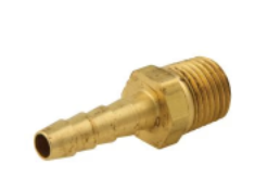 3/8" ID boyau x MIP laiton Barb raccord.