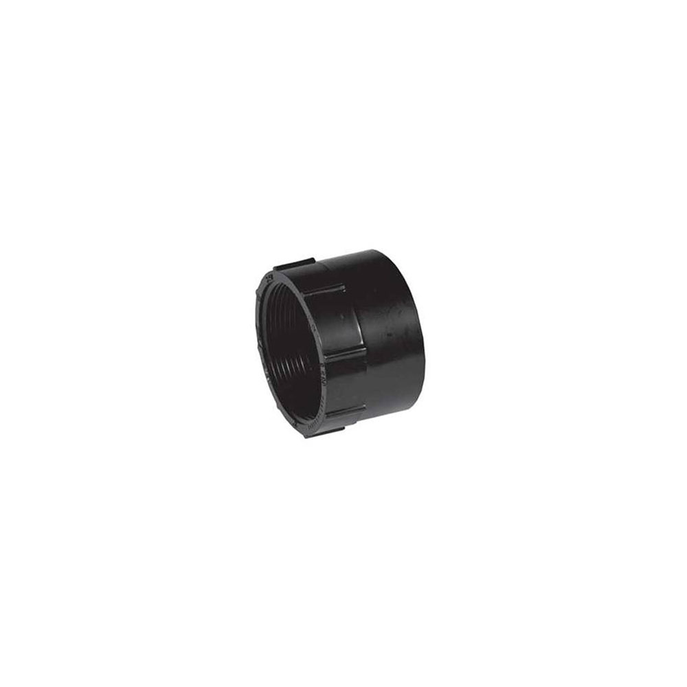 IPEX Adaptateur ABS femelle/femelle fileté - 1 1/2" - couleur : noir