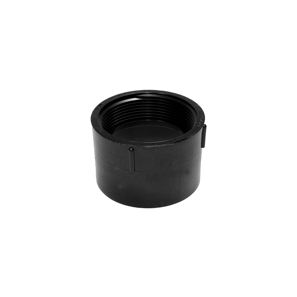 BOW Adaptateur femelle fileté ABS - 2" - couleur : noir