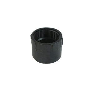 Adaptateur femelle fileté ABS - 3" - couleur : noir