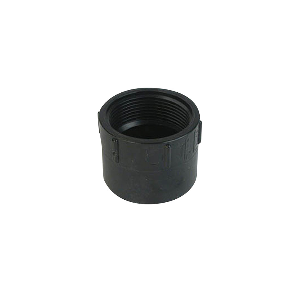 BOW Adaptateur femelle fileté ABS - 3" - couleur : noir