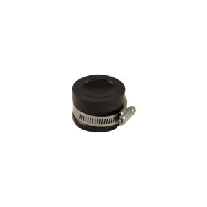 Bouchon de tuyauterie flexible - 3" - couleur : noir