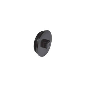 Bouchon mâle fileté ABS - 3" - couleur : noir