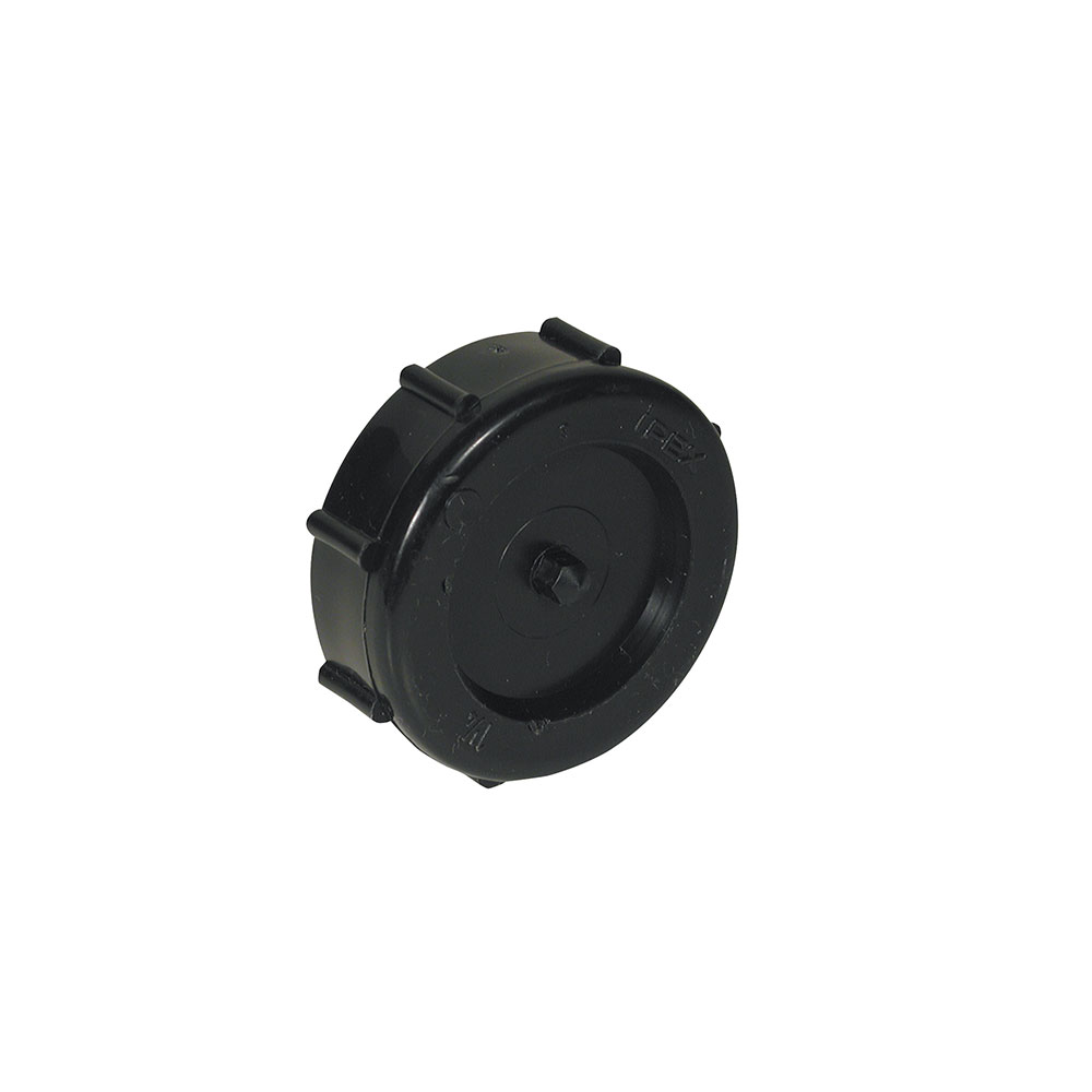 Capuchon fileté pour syphon - couleur : noir