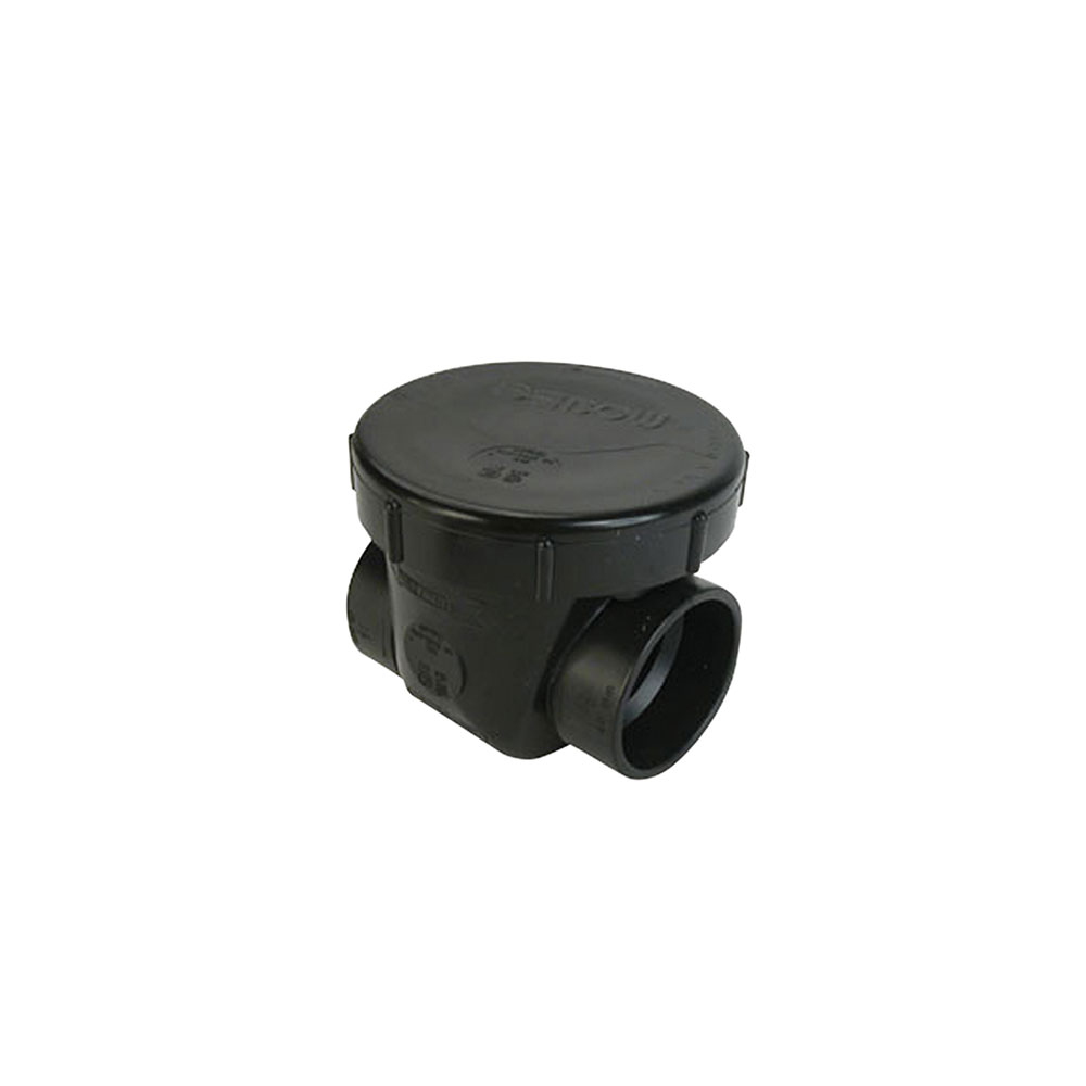 IPEX Clapet anti-retour femelle en ABS sans évent - 1 1/2" - couleur : noir