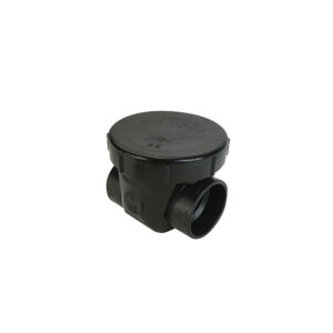 Clapet anti-retour femelle en ABS sans évent - 2" - couleur : noir