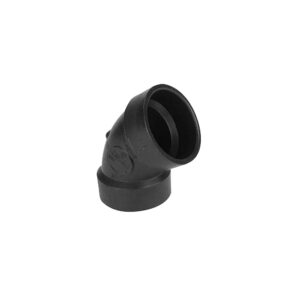 Coude femelle à 60 degré ABS - 1 1/2" - couleur : noir