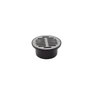 Drain de plancher - 3" int. 4" ext. - couleur : noir