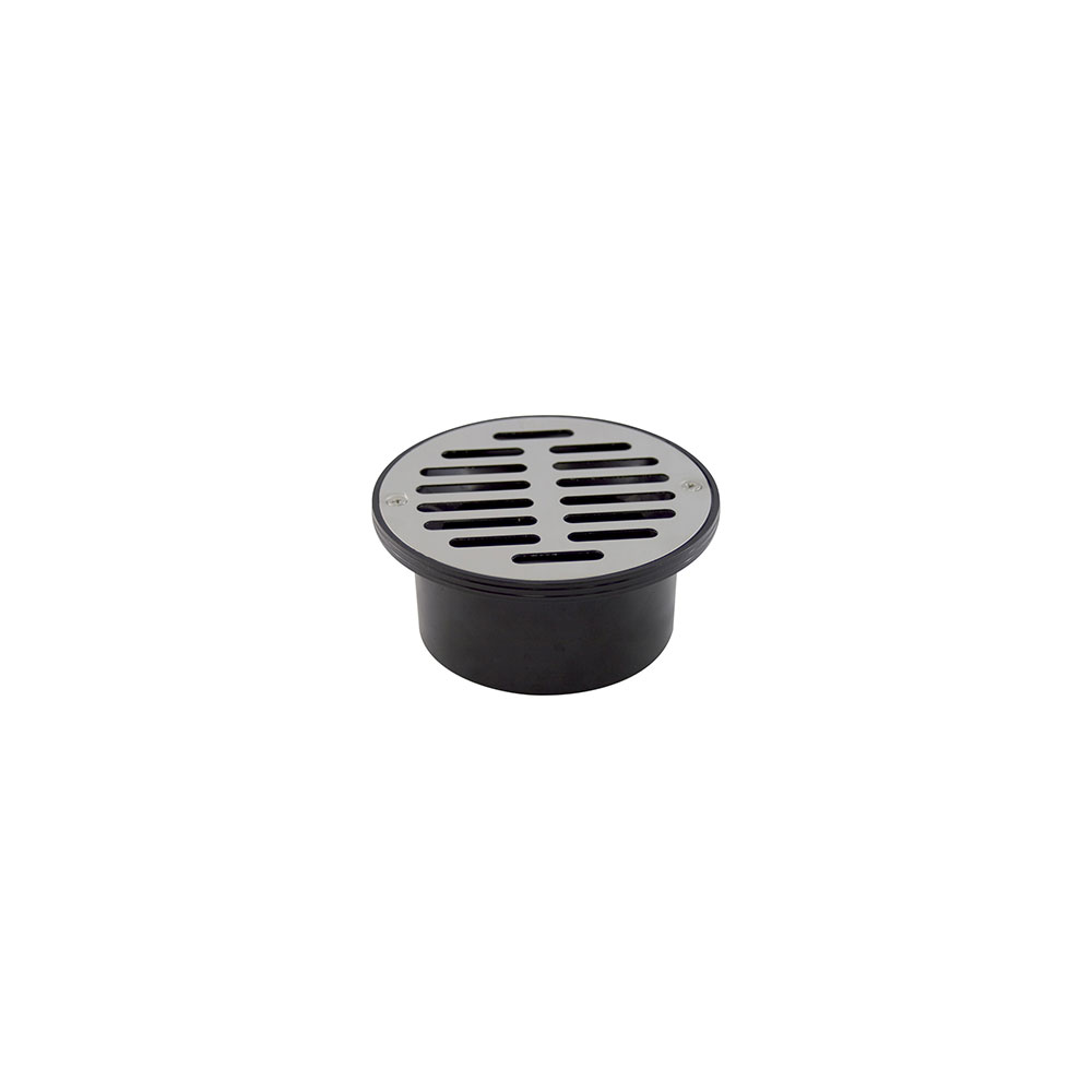AQUA-DYNAMIC Drain de plancher - 3" int. 4" ext. - couleur : noir