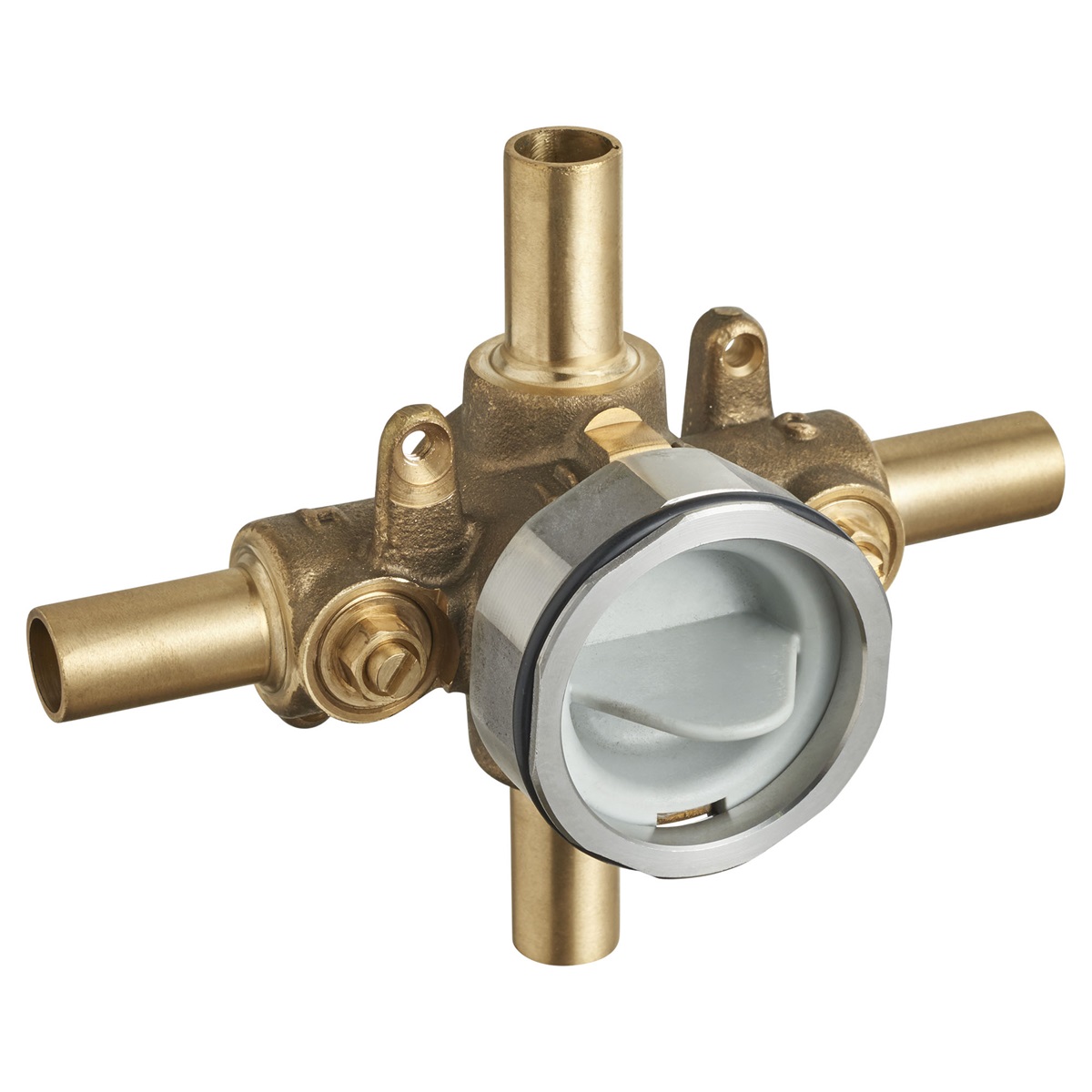 FLASH 1/2" laiton Press-emboîtement douche brut entrées et sorties avec Screwdri