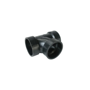 Raccord en «T» femelle ABS - 2" - couleur : noir