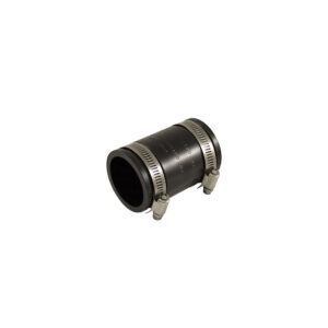 Raccord flexible 3"x2" noir