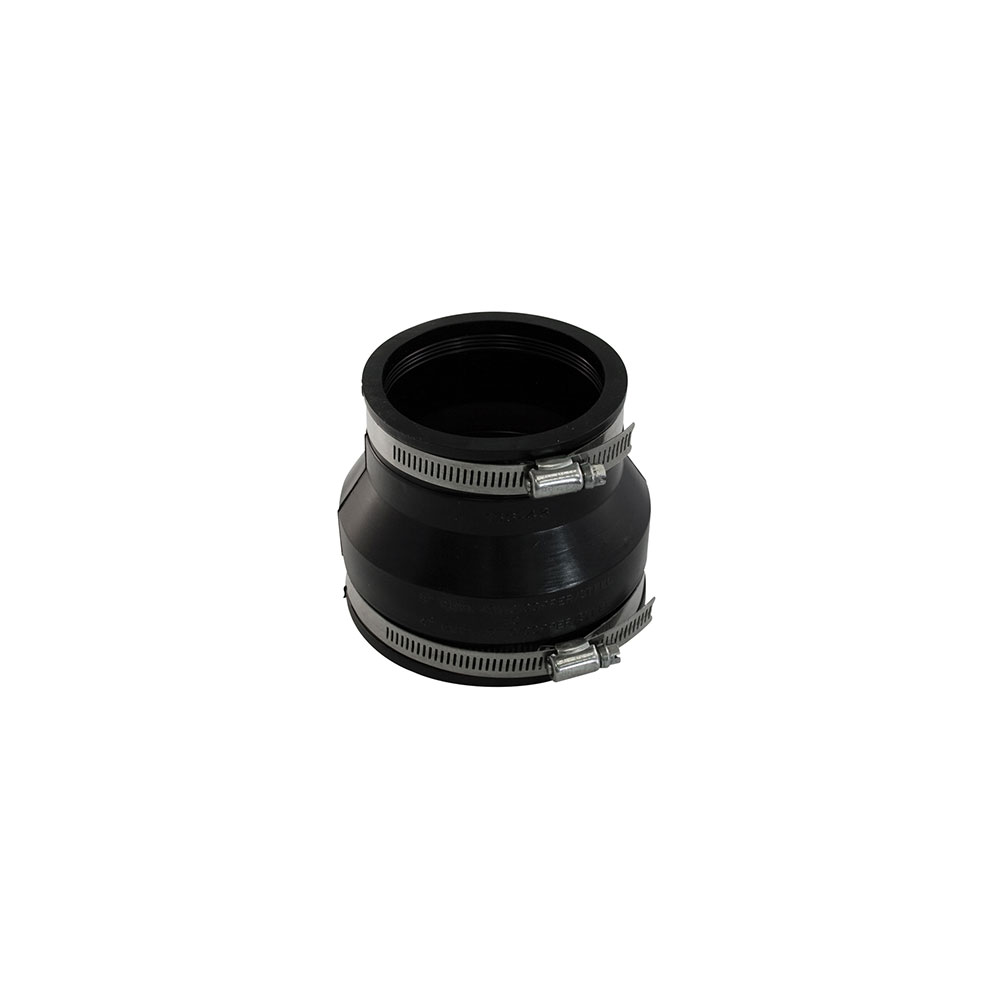 JOHN L. SCHULTZ Raccord flexible 4"x3" noir