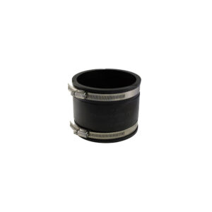 Raccord flexible noir 3" x 3"