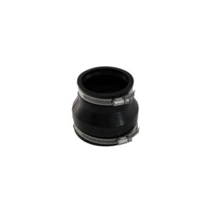 Raccord flexible noir 6" x 4"