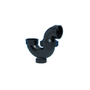 Siphon en «P» ABS - 1 1/2" - couleur : noir