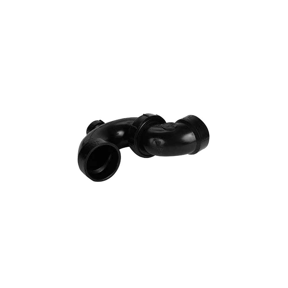 BOW Siphon en «P» avec union - 2" - couleur : noir
