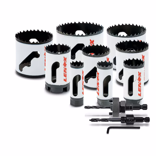 LENOX Trousse de scies-cloches bi-métal SPEED SLOT® pour électricien/plombier (13 pc.)
