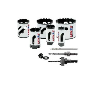 Trousse de scies-cloches pour électricien (10 pièces)